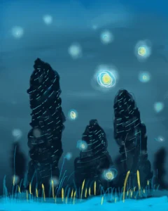 La ilustración conceptual y abstracta es un estilo visual enfocado en comunicar ideas, metáforas o emociones complejas mediante el uso de formas geométricas, líneas, texturas y colores, dejando de lado la representación fiel o realista del mundo físico.