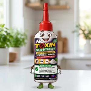 Rell / Short creado para promocionar Polvo Cucarachicida de No Toxin usando creación de personaje a partir de producto y animandolo con IA