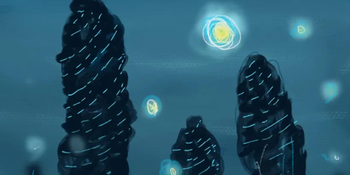 La ilustración conceptual y abstracta es un estilo visual enfocado en comunicar ideas, metáforas o emociones complejas mediante el uso de formas geométricas, líneas, texturas y colores, dejando de lado la representación fiel o realista del mundo físico.