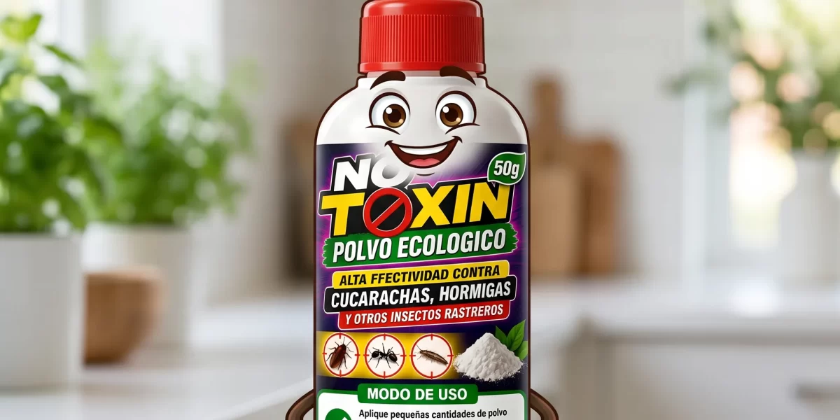 Rell / Short creado para promocionar Polvo Cucarachicida de No Toxin usando creación de personaje a partir de producto y animandolo con IA